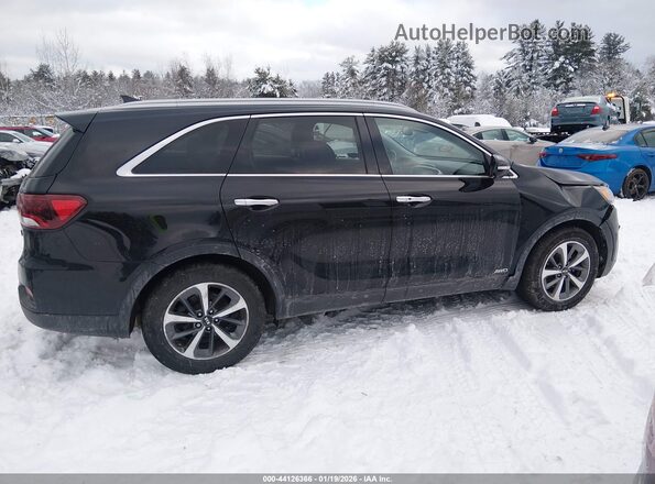 5XYPHDA5XKG567581 2019 KIA SORENTO Черный Вид задней части салона