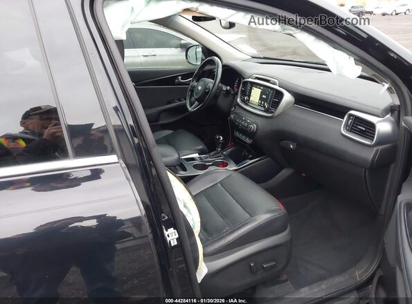 5XYPKDA55GG013793 2016 KIA SORENTO Черный Вид салона спереди