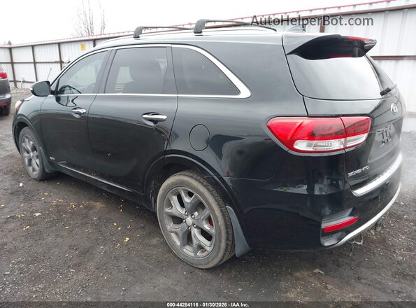 5XYPKDA55GG013793 2016 KIA SORENTO Черный Задняя левая четверть