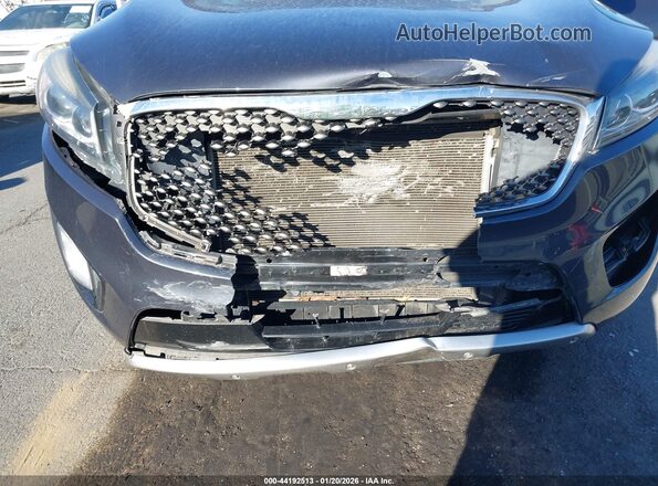 5XYPKDA55HG244341 2017 KIA SORENTO Gray წინა ხედი