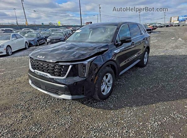 5XYRG4JC6SG353973 2025 KIA SORENTO Черный Передняя левая четверть
