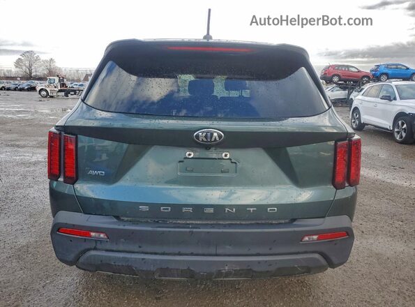 5XYRGDLC3MG010764 2021 KIA SORENTO Green უკანა ხედი