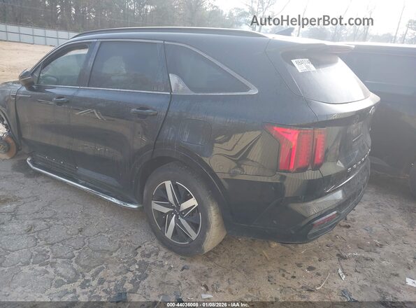 5XYRH4LF4MG033705 2021 KIA SORENTO Черный Задняя левая четверть