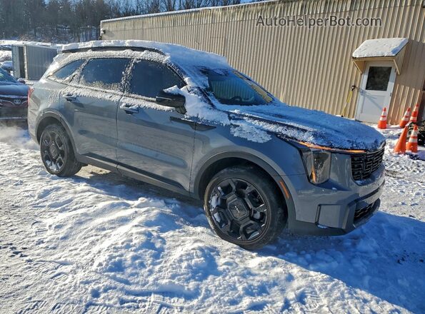 5XYRHDJF7RG264916 2024 KIA SORENTO Серый Передняя правая четверть
