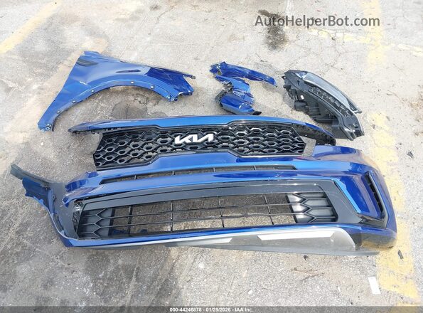 5XYRL4LC4PG228082 2023 KIA SORENTO Blue Вид щитка приладів