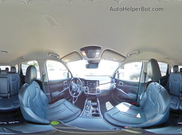 5XYRL4LC6MG017333 2021 KIA SORENTO Gray 360 interior view