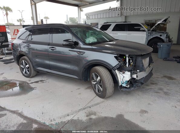 5XYRL4LC7PG253056 2023 KIA SORENTO Серый Передняя правая четверть