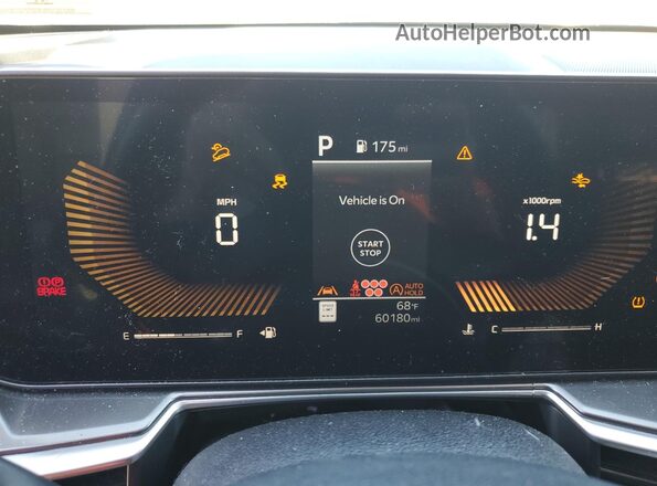 5XYRLDJC0RG260520 2024 KIA SORENTO Black Vista del cuadro de instrumentos