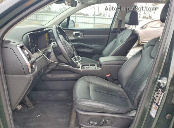 5XYRLDLC3NG097904 2022 KIA SORENTO Gray Вид салону спереду