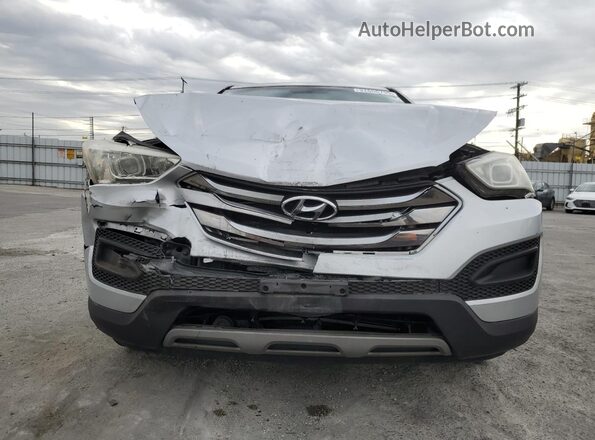 5XYZT3LB2GG322740 2016 HYUNDAI SANTA Серебряный Вид спереди
