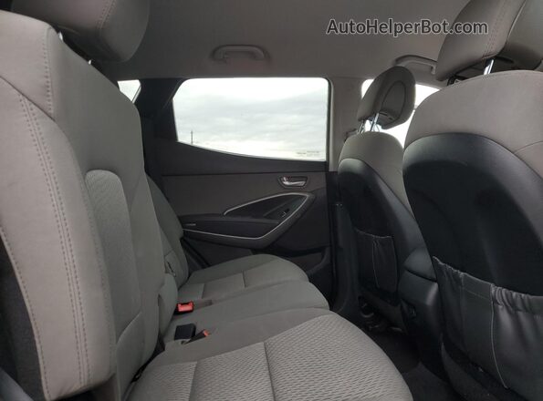 5XYZT3LB2GG322740 2016 HYUNDAI SANTA Серебряный Вид задней части салона