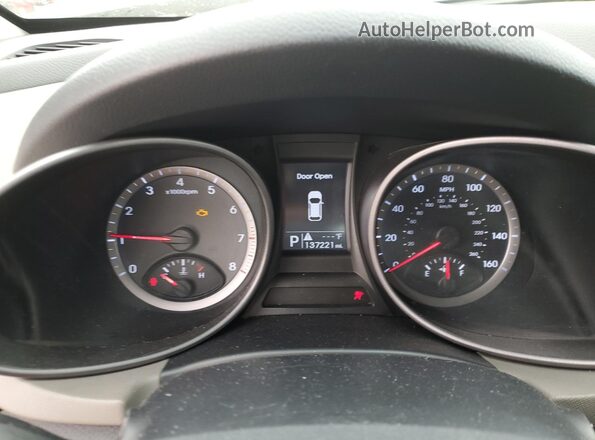 5XYZT3LB2GG322740 2016 HYUNDAI SANTA Серебряный Вид щитка приборов