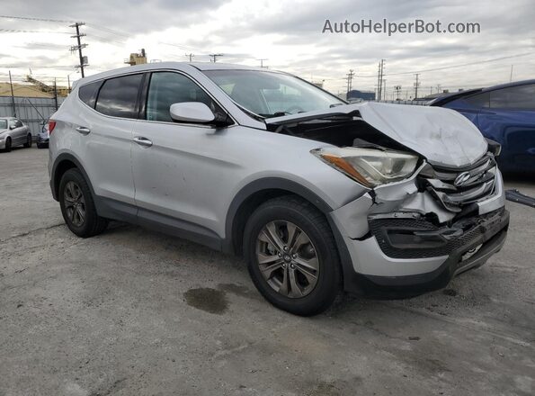5XYZT3LB2GG322740 2016 HYUNDAI SANTA Серебряный Передняя правая четверть