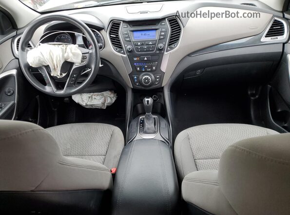 5XYZT3LB2GG322740 2016 HYUNDAI SANTA Серебряный Вид панели приборов