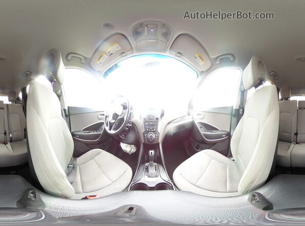 5XYZT3LB2GG322740 2016 HYUNDAI SANTA Серебряный Панорамный вид салона 360°