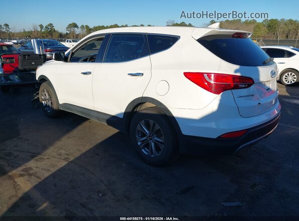 5XYZTDLBXGG344684 2016 HYUNDAI SANTA FE SPORT White Задня ліва чверть