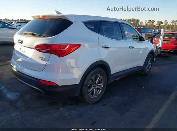 5XYZTDLBXGG344684 2016 HYUNDAI SANTA FE SPORT White Задня права чверть