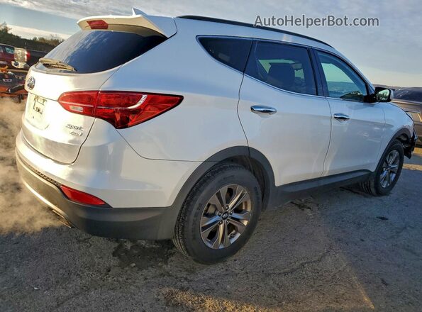 5XYZUDLB7GG378823 2016 HYUNDAI SANTA Белый Задняя правая четверть