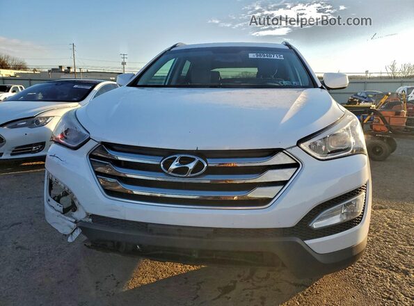 5XYZUDLB7GG378823 2016 HYUNDAI SANTA Белый Вид спереди