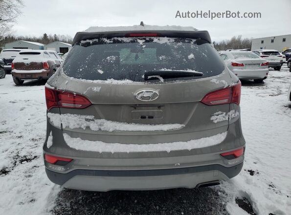5XYZUDLB7HG384140 2017 HYUNDAI SANTA Серый Вид сзади