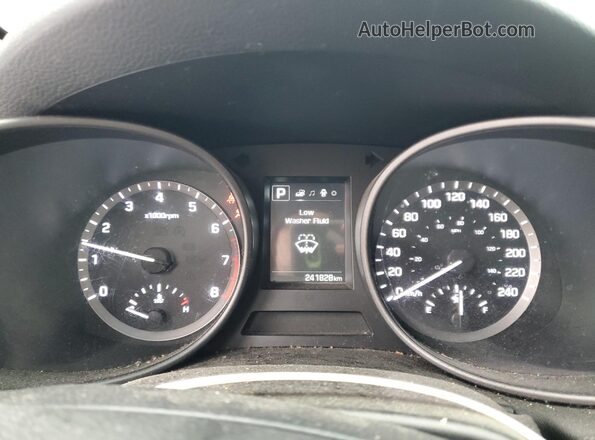 5XYZUDLB7HG384140 2017 HYUNDAI SANTA Серый Вид щитка приборов