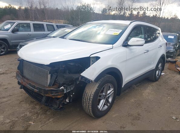 5XYZUDLB7JG524841 2018 HYUNDAI SANTA FE SPORT Белый Передняя левая четверть