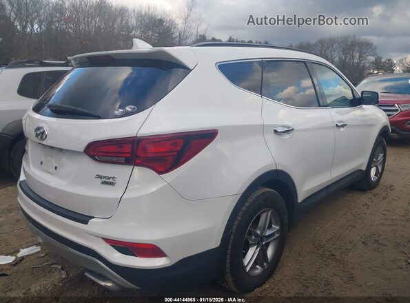5XYZUDLB7JG524841 2018 HYUNDAI SANTA FE SPORT Белый Задняя правая четверть