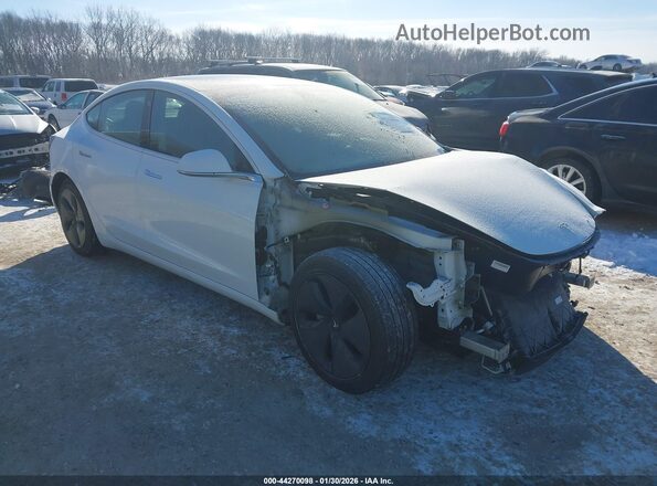 5YJ3E1EB2KF493425 2019 TESLA MODEL 3 White Առջևի աջ