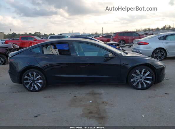 5YJ3E1EB2RF794562 2024 TESLA MODEL 3 Black Սալոնի հետևի տեսք