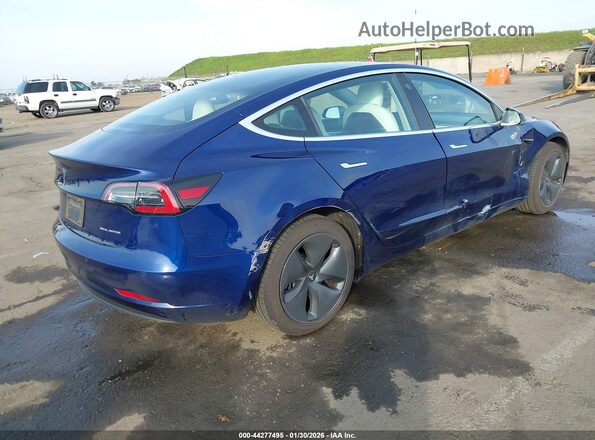 5YJ3E1EB3LF801655 2020 TESLA MODEL 3 Dark Blue Задняя правая четверть