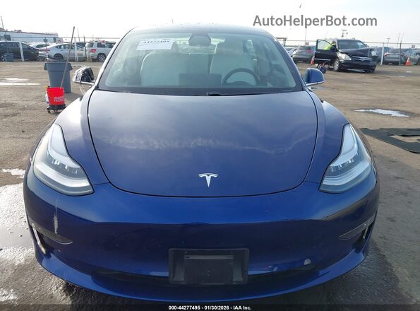 5YJ3E1EB3LF801655 2020 TESLA MODEL 3 Dark Blue Вид щитка приборов