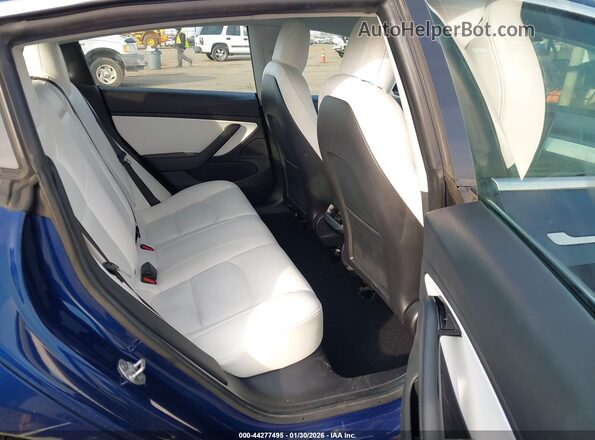 5YJ3E1EB3LF801655 2020 TESLA MODEL 3 Dark Blue Вид наклейки с VIN-кодом