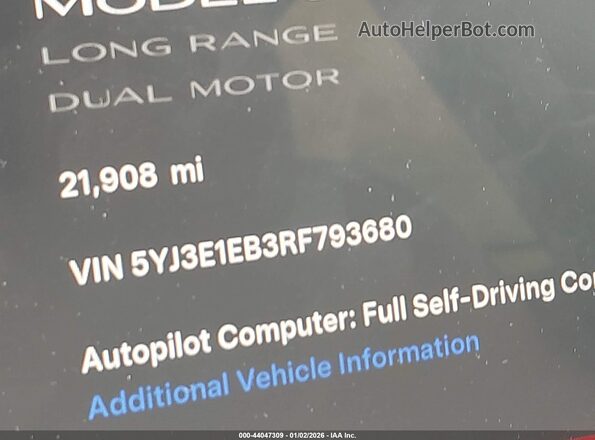 5YJ3E1EB3RF793680 2024 TESLA MODEL 3 Black 