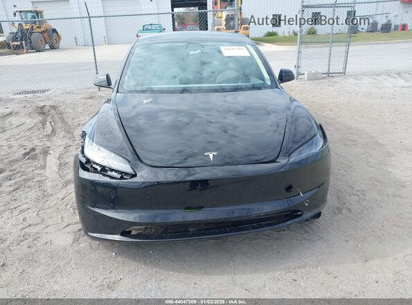 5YJ3E1EB3RF793680 2024 TESLA MODEL 3 Black Widok zestawu wskaźników