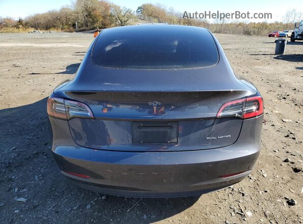 5YJ3E1EB5PF634530 2023 TESLA MODEL Silver Rear view