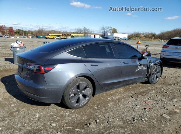 5YJ3E1EB5PF634530 2023 TESLA MODEL Silver Rear right