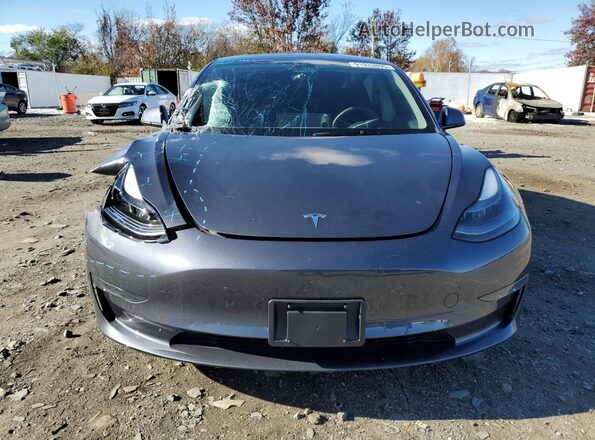 5YJ3E1EB5PF634530 2023 TESLA MODEL Silver Front view