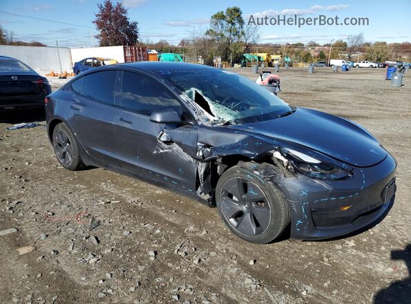 5YJ3E1EB5PF634530 2023 TESLA MODEL Silver Front right