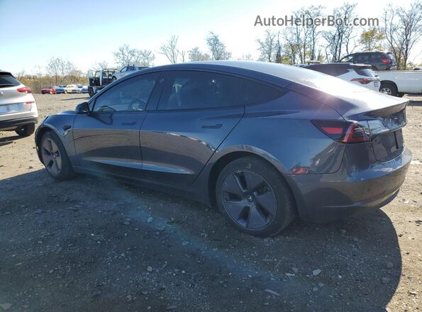 5YJ3E1EB5PF634530 2023 TESLA MODEL Silver Rear left