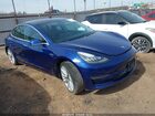 2020 Tesla Model 3 Long Range Dual Motor All-wheel Drive Blue vin: 5YJ3E1EB7LF735613