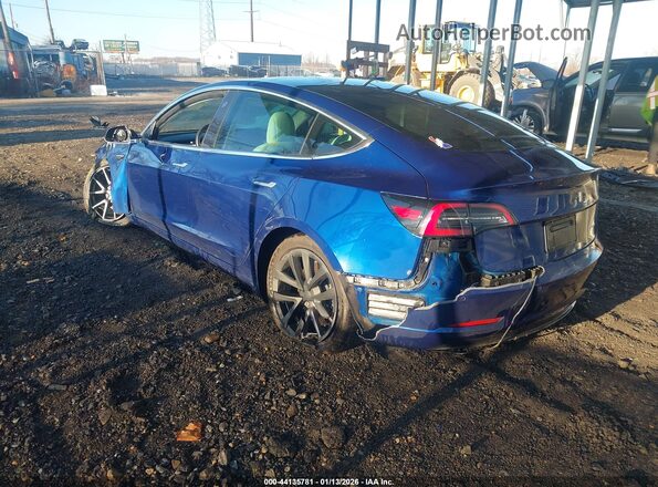 5YJ3E1EB8KF477519 2019 TESLA MODEL 3 Синий Задняя левая четверть