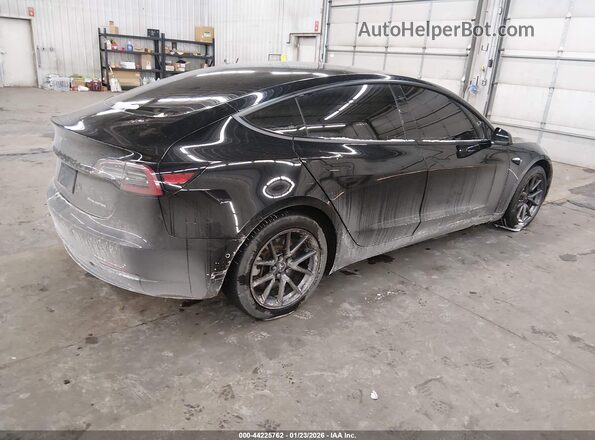 5YJ3E1EBXMF055867 2021 TESLA MODEL 3 Черный Задняя правая четверть