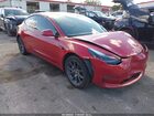 2022 Tesla Model 3 Long Range Dual Motor All-wheel Drive Red vin: 5YJ3E1EBXNF187870