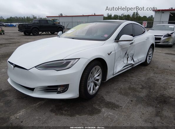 5YJSA1E23JF281395 2018 TESLA MODEL S Белый Передняя левая четверть