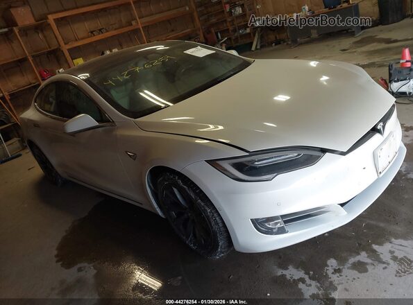 5YJSA1E23LF354901 2020 TESLA MODEL S White Delantero derecho