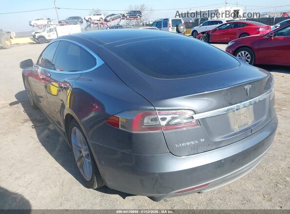 5YJSA1E25GF124167 2016 TESLA MODEL S Синий Задняя левая четверть
