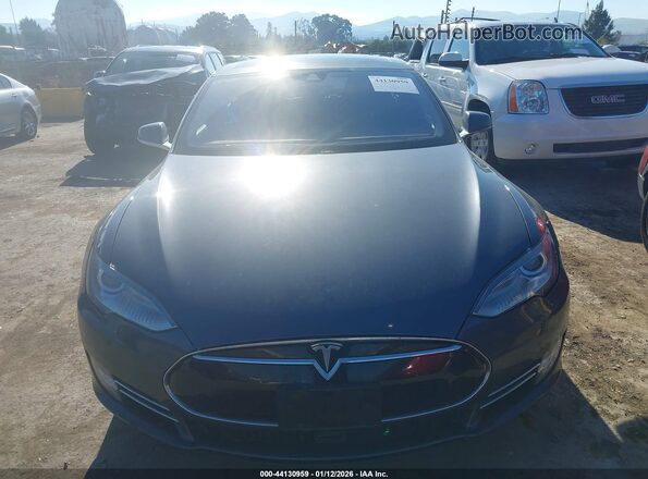 5YJSA1E25GF124167 2016 TESLA MODEL S Синий Вид щитка приборов