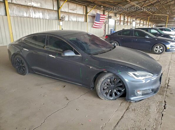 5YJSA1E26HF219385 2017 TESLA MODEL Серый Передняя правая четверть