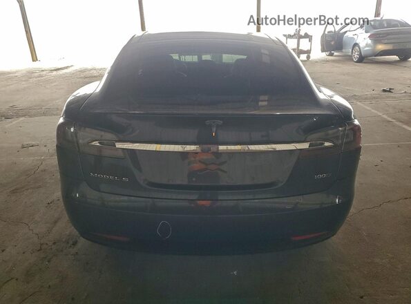 5YJSA1E26HF219385 2017 TESLA MODEL Серый Вид сзади