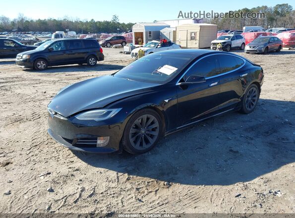 5YJSA1E27HF190642 2017 TESLA MODEL S Черный Передняя левая четверть